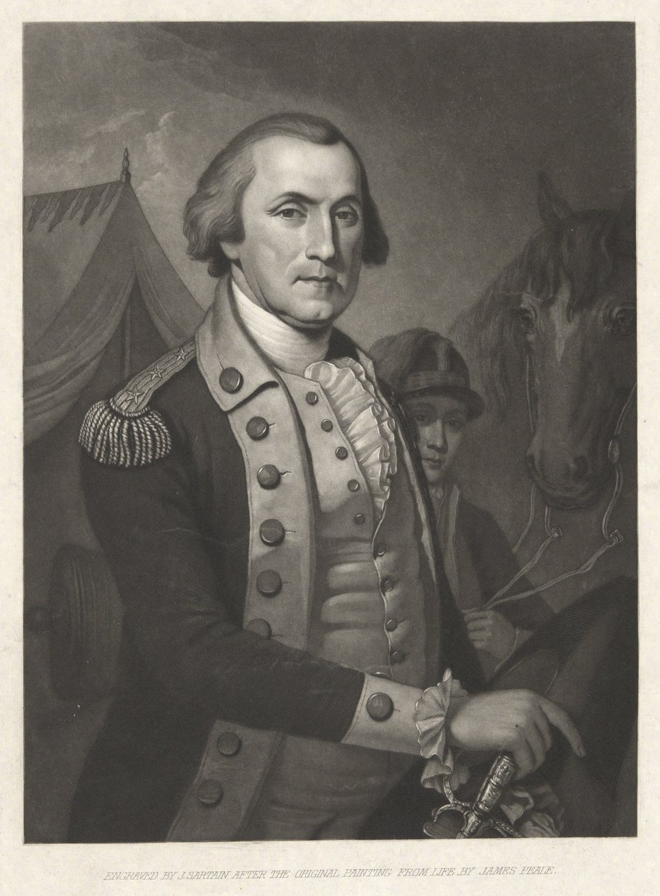 George Washington, pub. 1850 by James (after) Peale