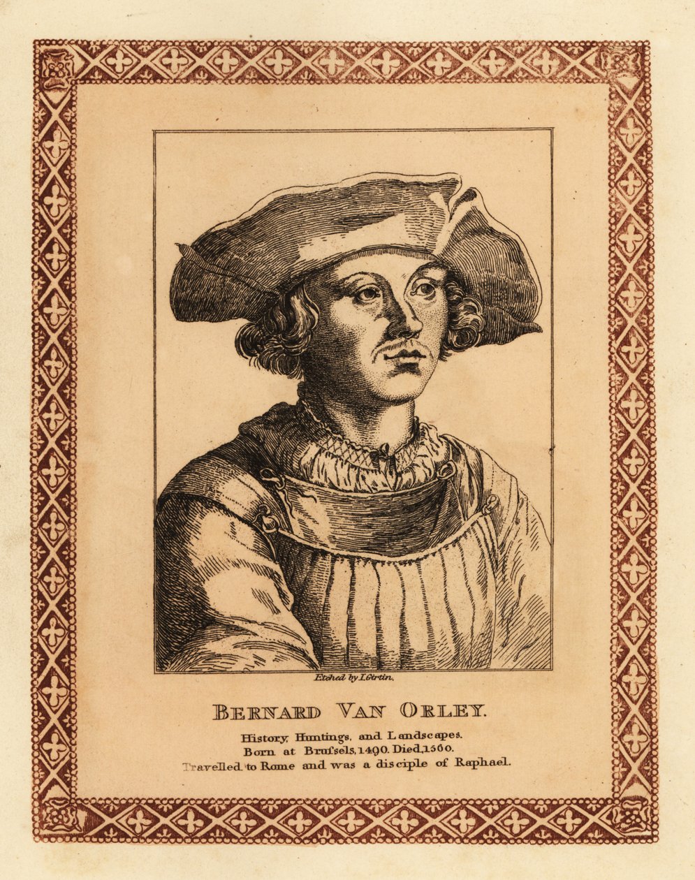 Bernard van Orley, Flemish Renaissance Artist 1817 by James (c.1780 after 1820) Girtin