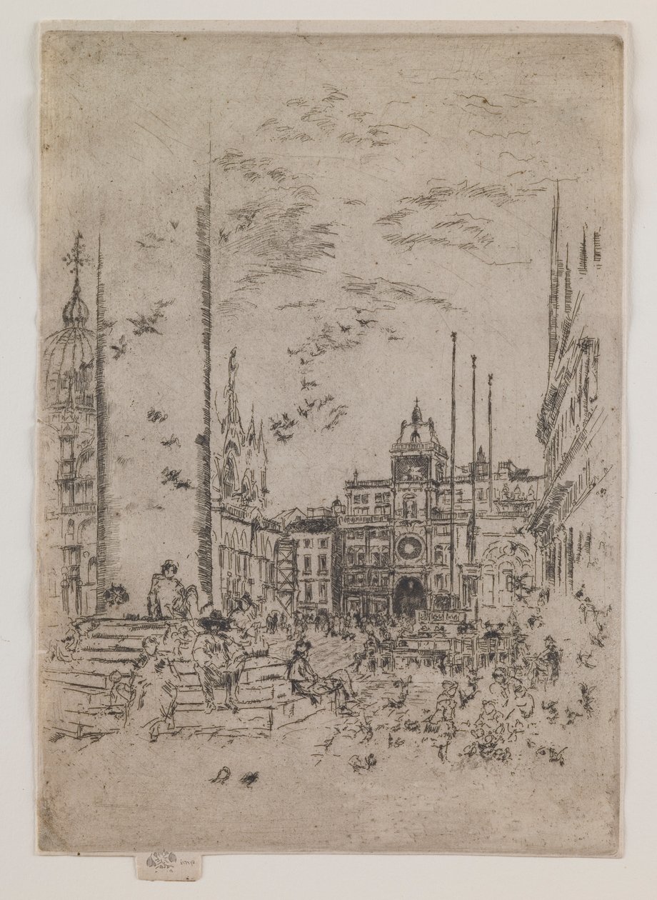The Piazzetta by James Abbott McNeill Whistler