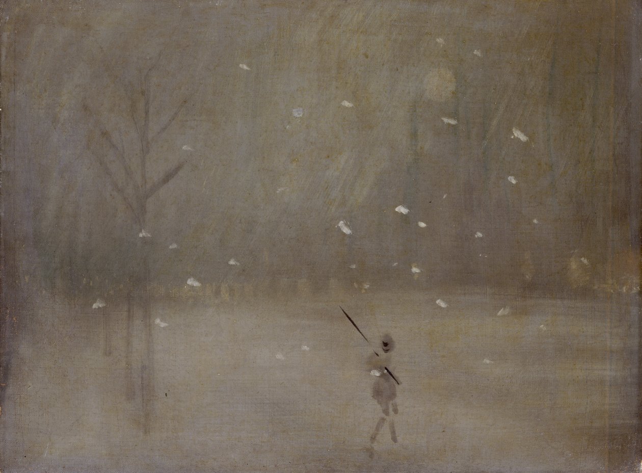 Snowstorm by James Abbott McNeill (after) Whistler