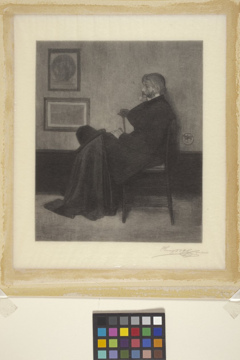 Thomas Carlyle by James Abbott McNeill (attr.to) Whistler