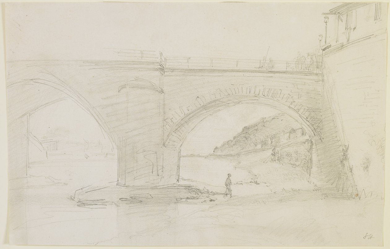 A Bridge, 1858 by James Abbott McNeill Whistler