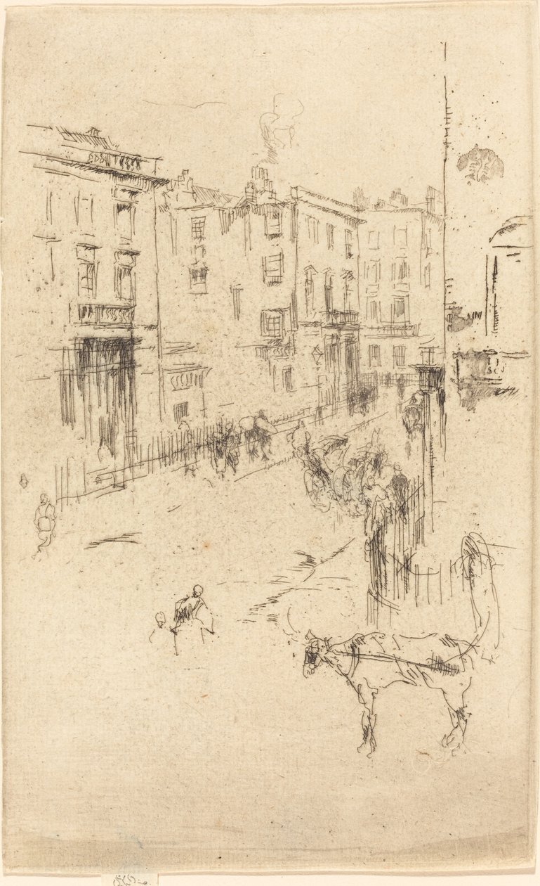 Alderney Street by James Abbott McNeill Whistler