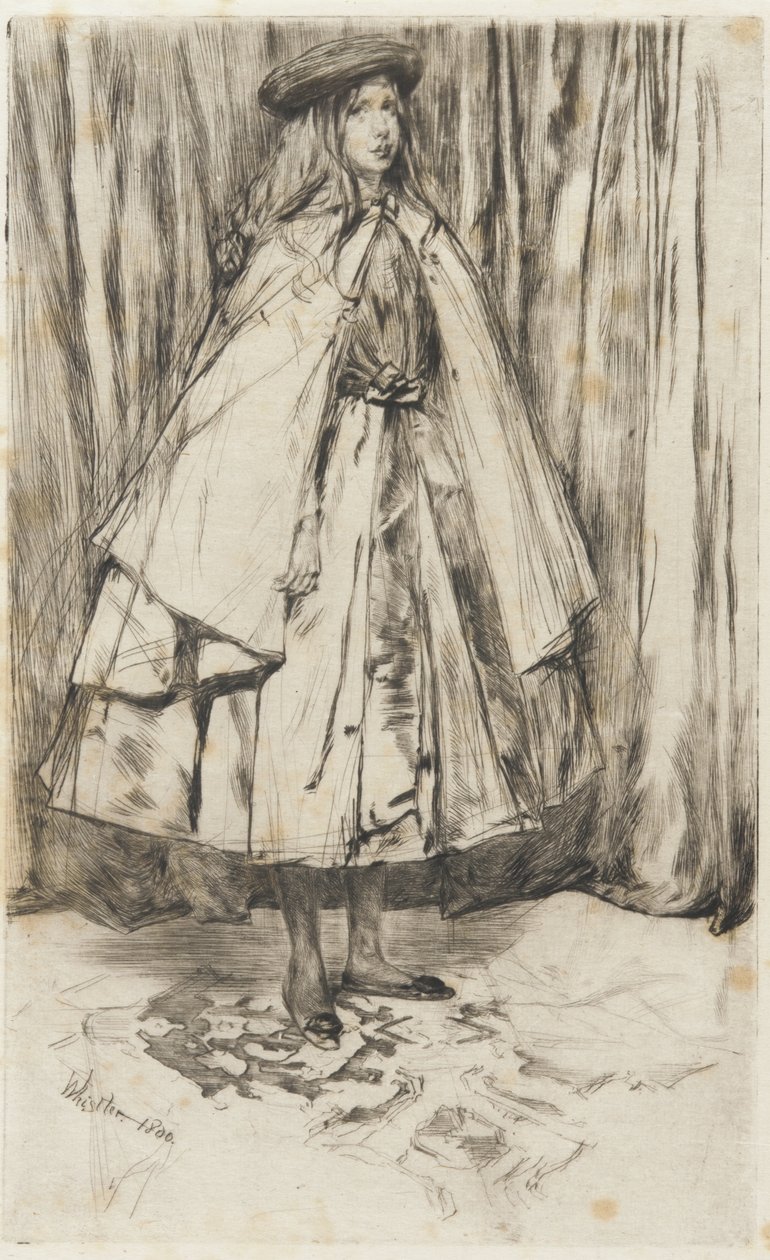Annie Haden, 1860 by James Abbott McNeill Whistler
