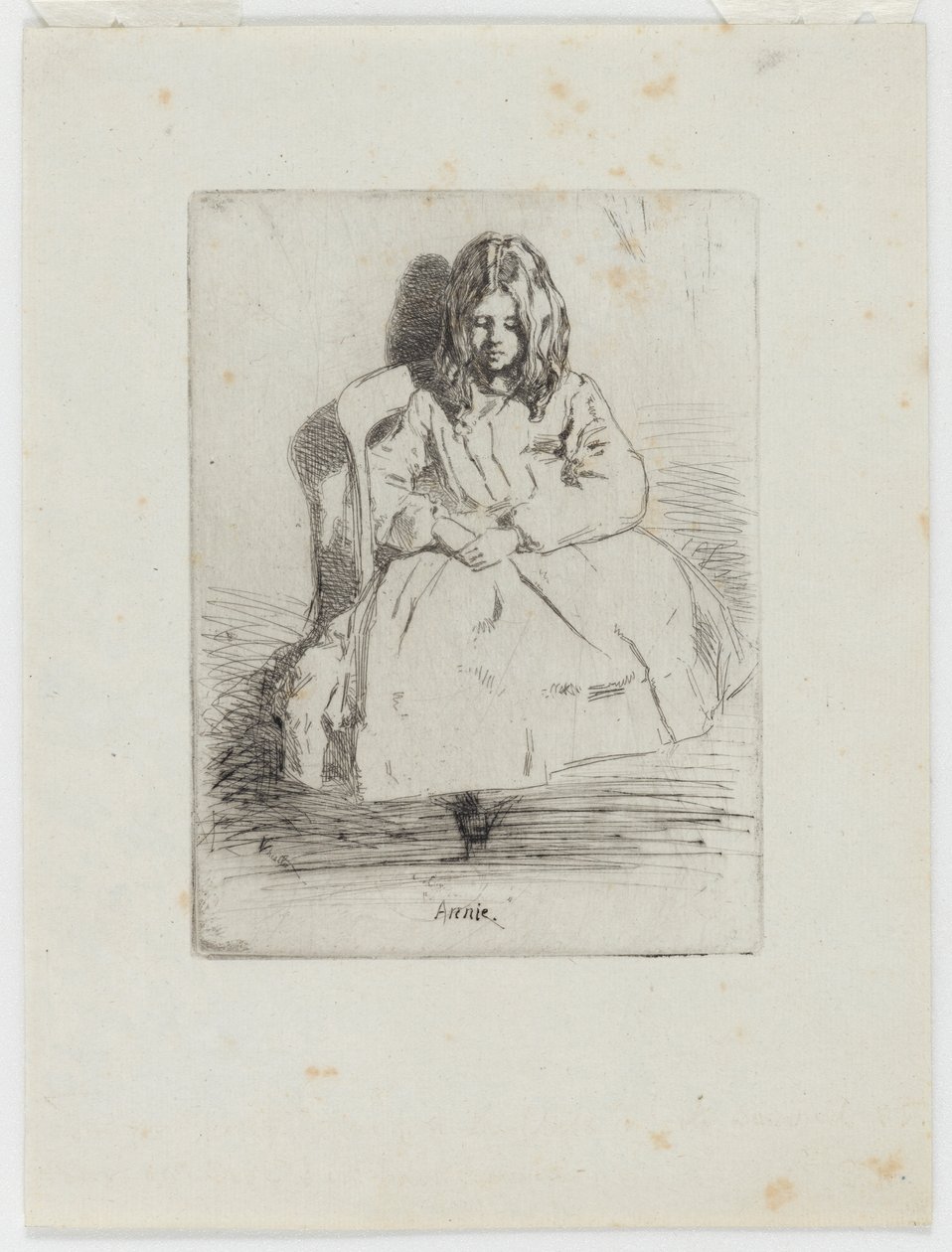 Annie, Seated by James Abbott McNeill Whistler
