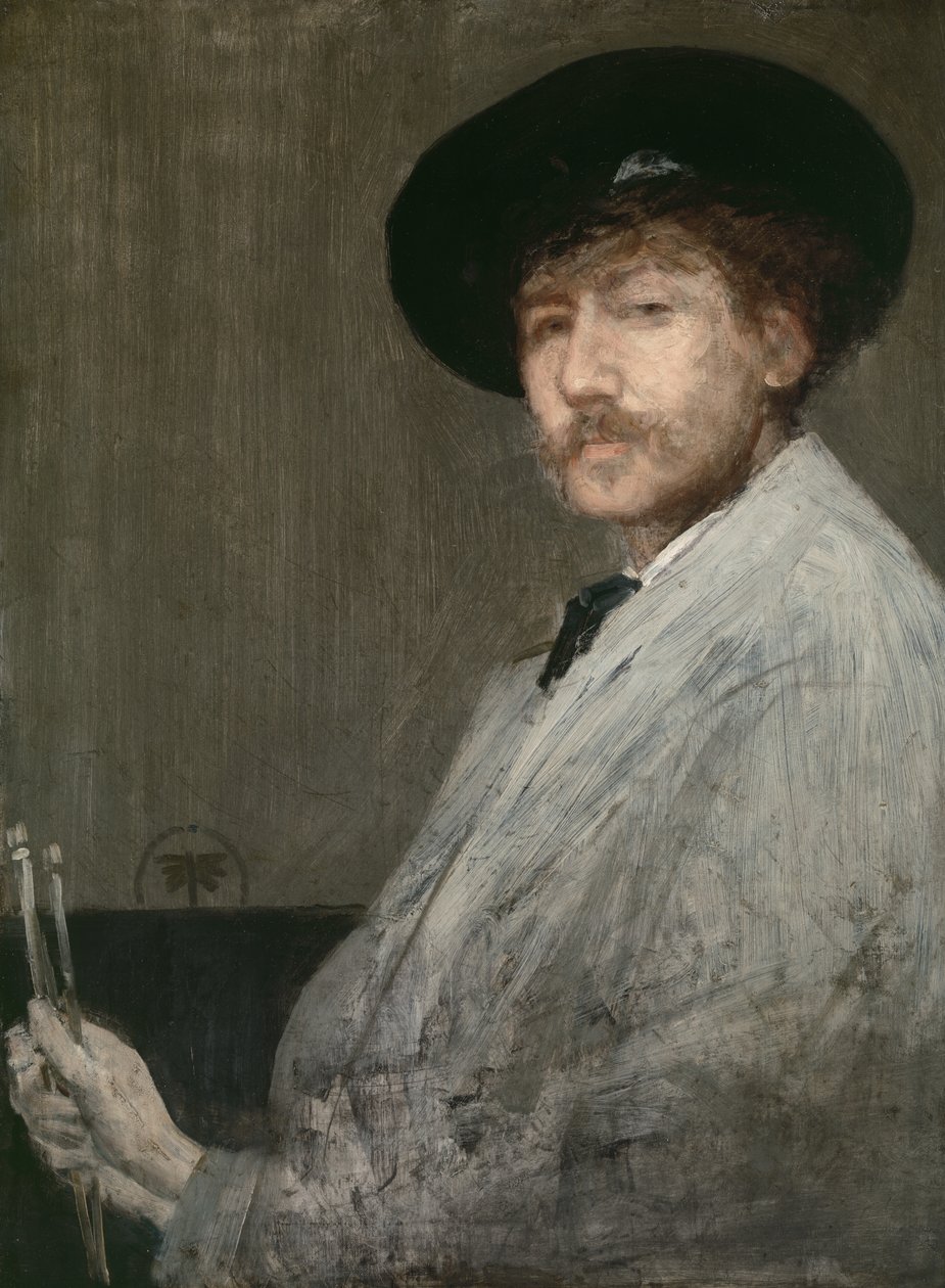Arrangement in Grey: Portrait of the Painter by James Abbott McNeill Whistler