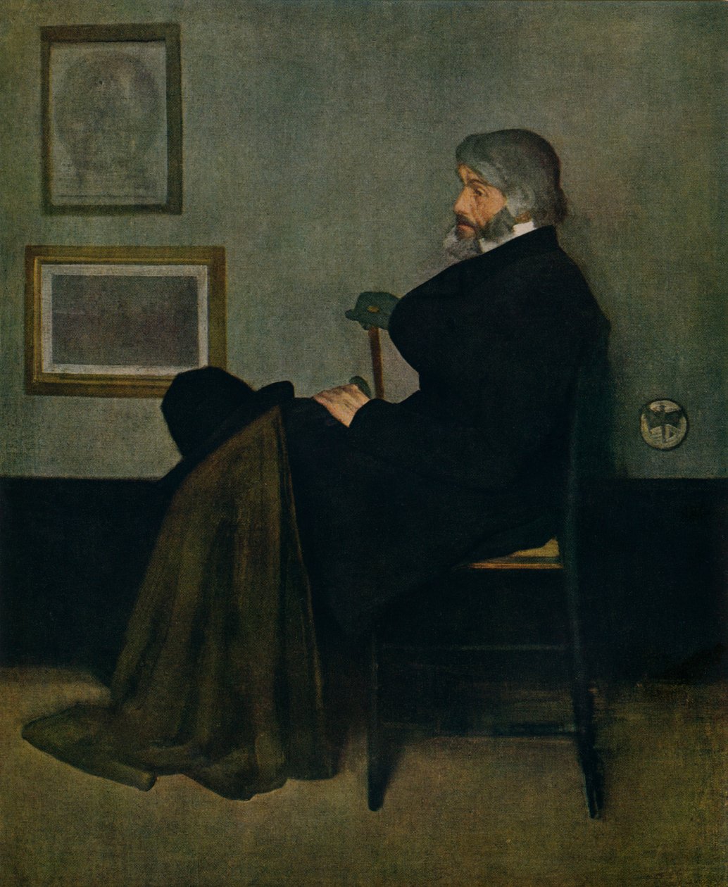 Arrangement in Grey and Black, No.2: Thomas Carlyle by James Abbott McNeill Whistler