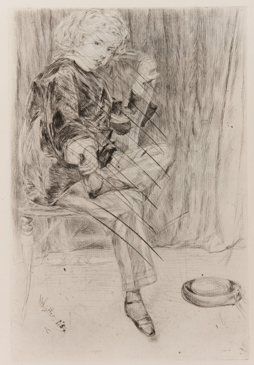 Arthur Haden, 1859 by James Abbott McNeill Whistler