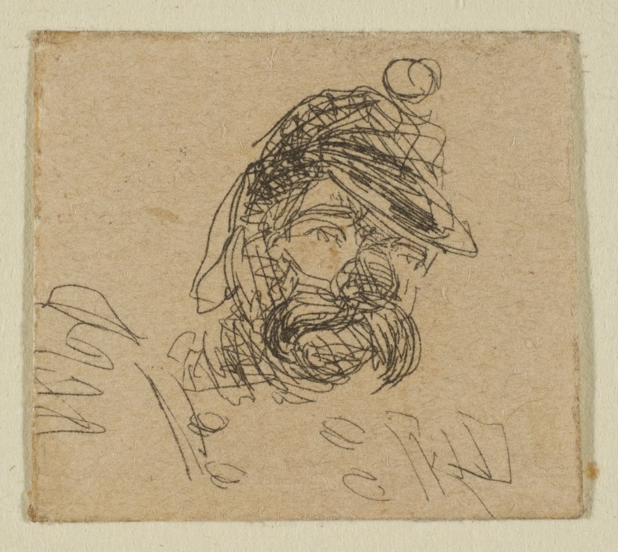 Bearded Man in Soldier