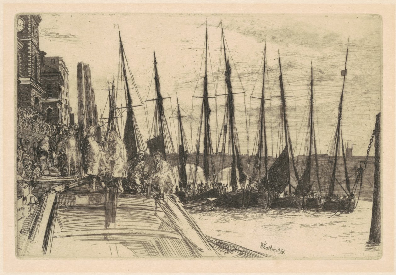 Billingsgate by James Abbott McNeill Whistler