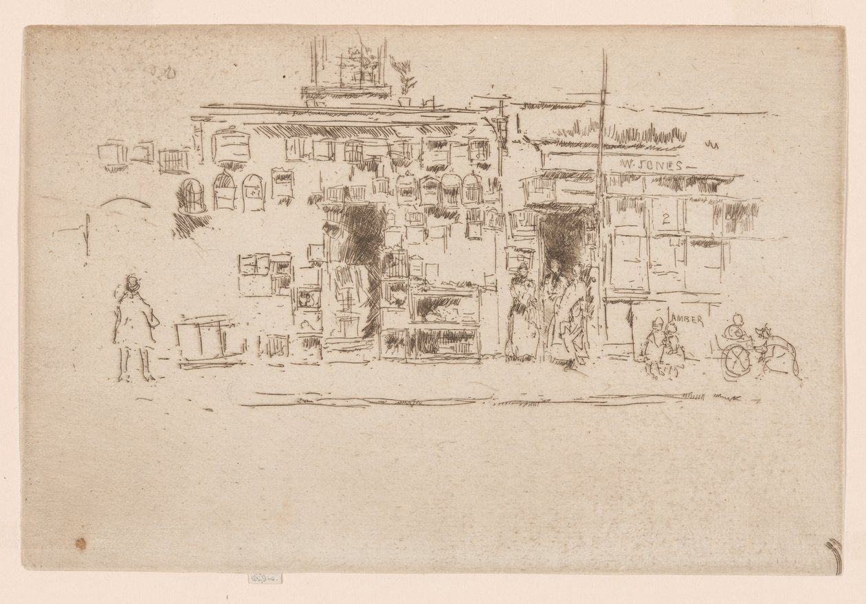 Bird-Cages, Chelsea by James Abbott McNeill Whistler