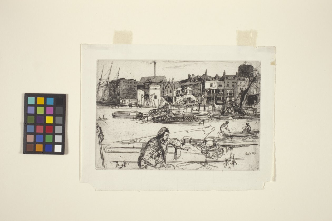 Black Lion Wharf by James Abbott McNeill Whistler
