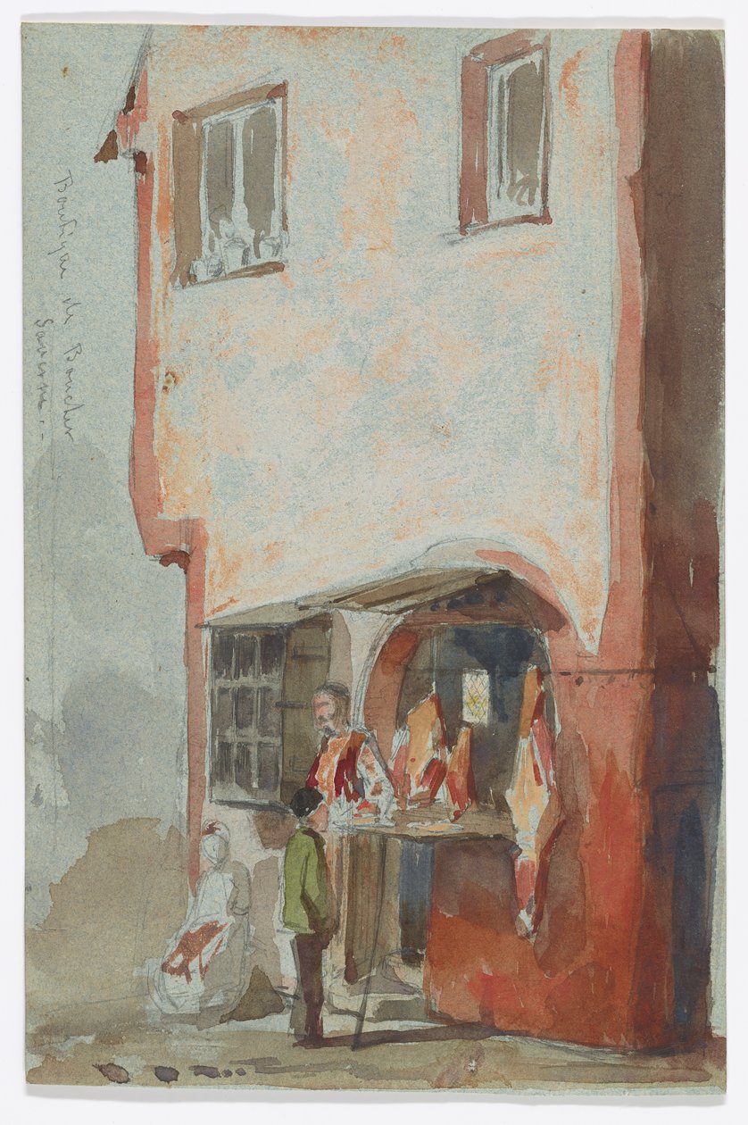 Boutique de Boucher–Saverne by James Abbott McNeill Whistler