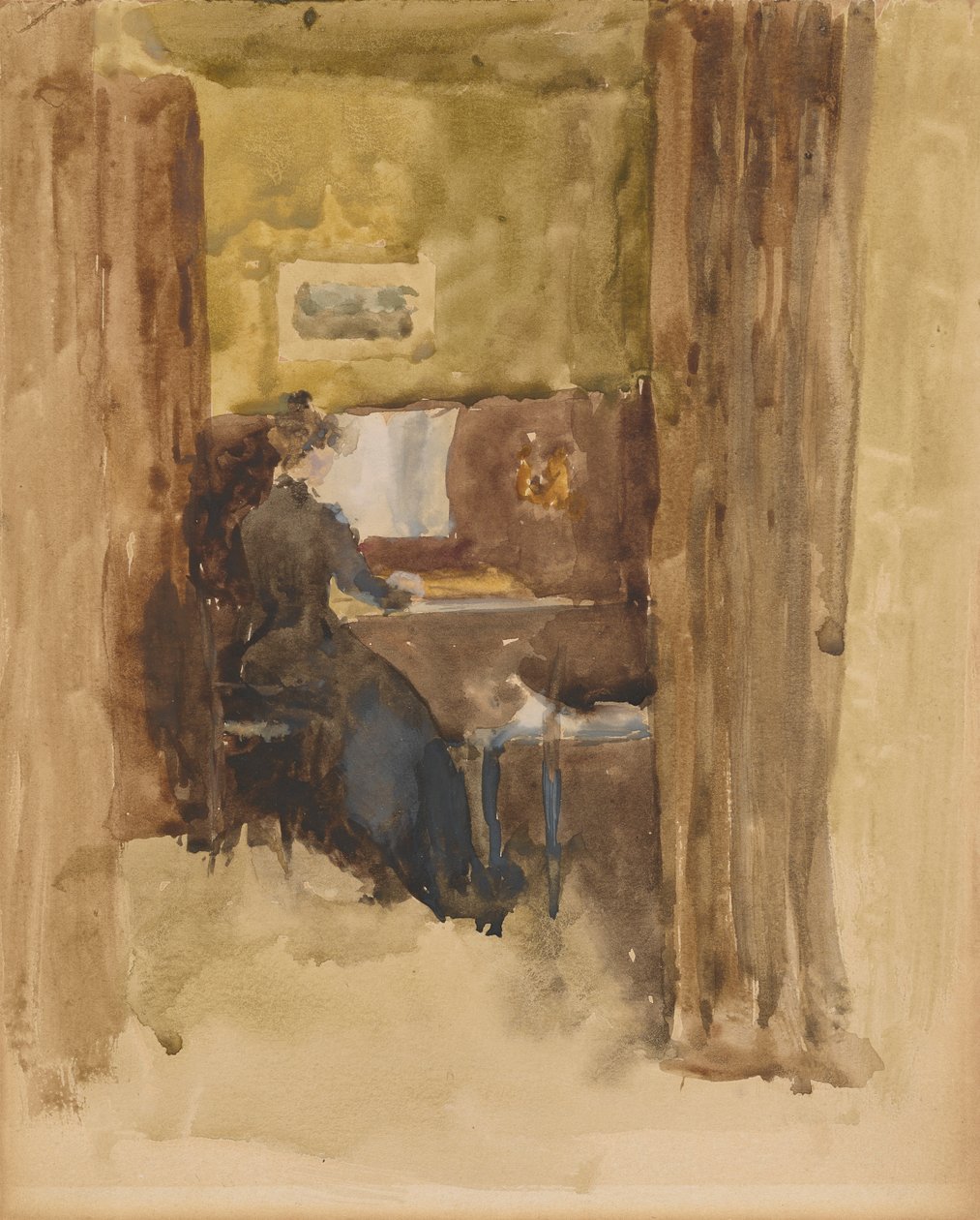 Bravura in Brown by James Abbott McNeill Whistler