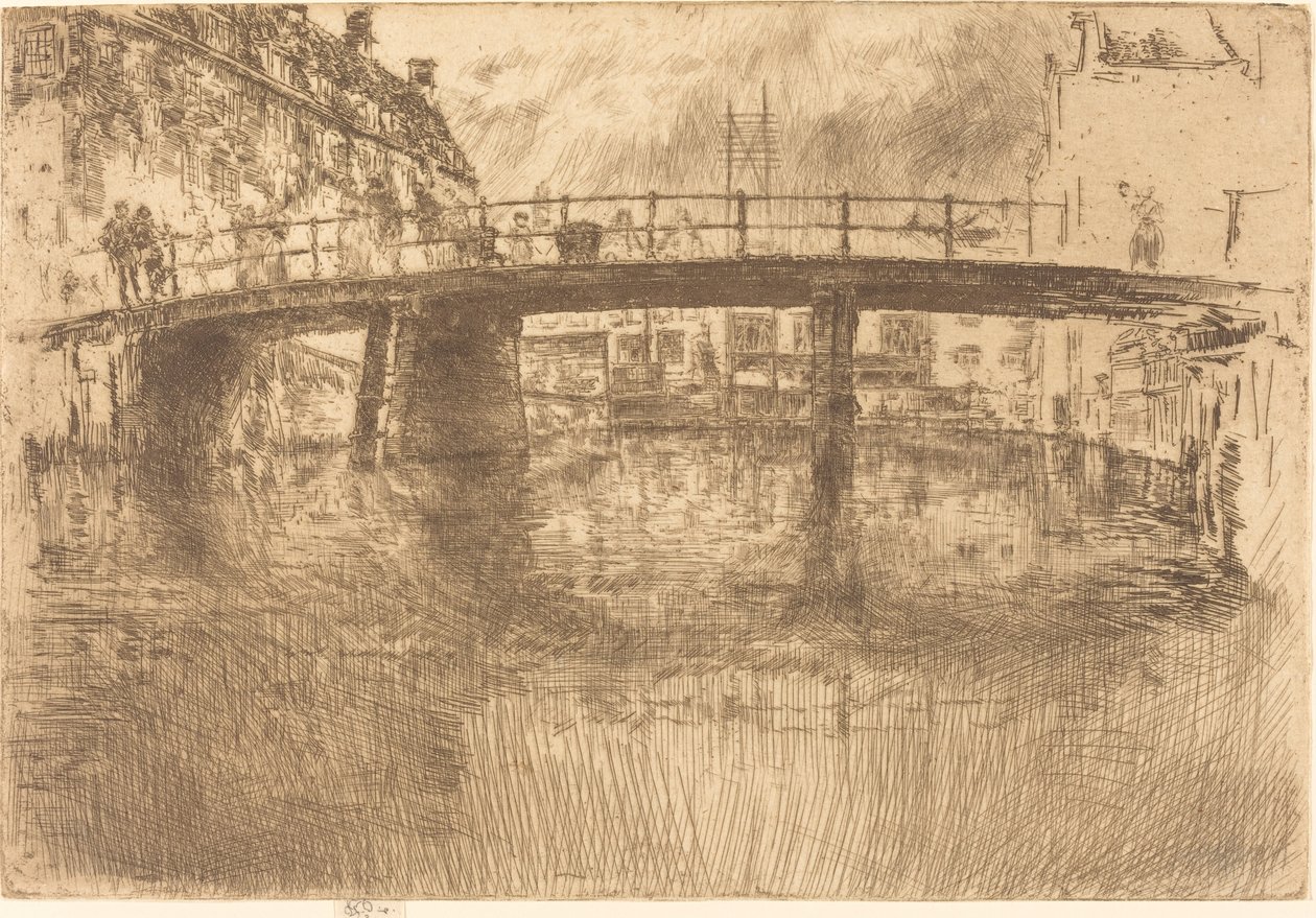 Bridge, Amsterdam, 1889 by James Abbott McNeill Whistler