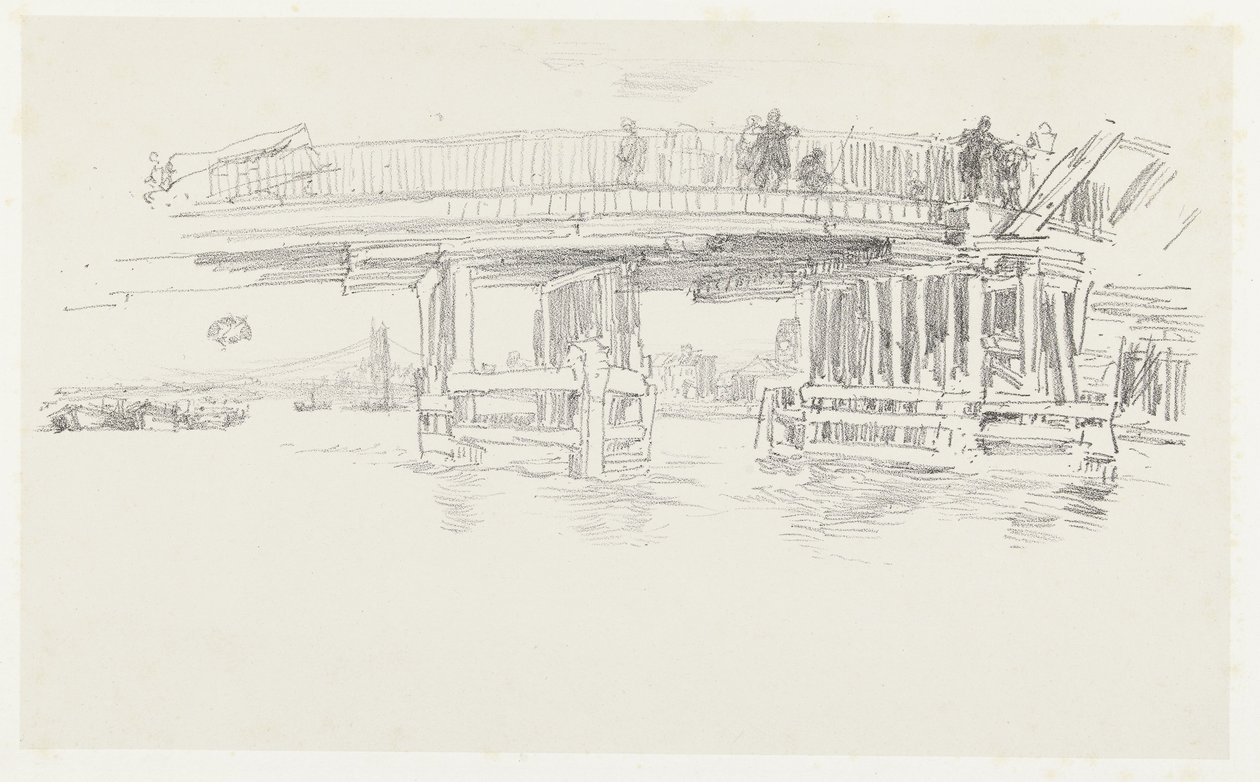 Old Battersea Bridge by James Abbott McNeill Whistler