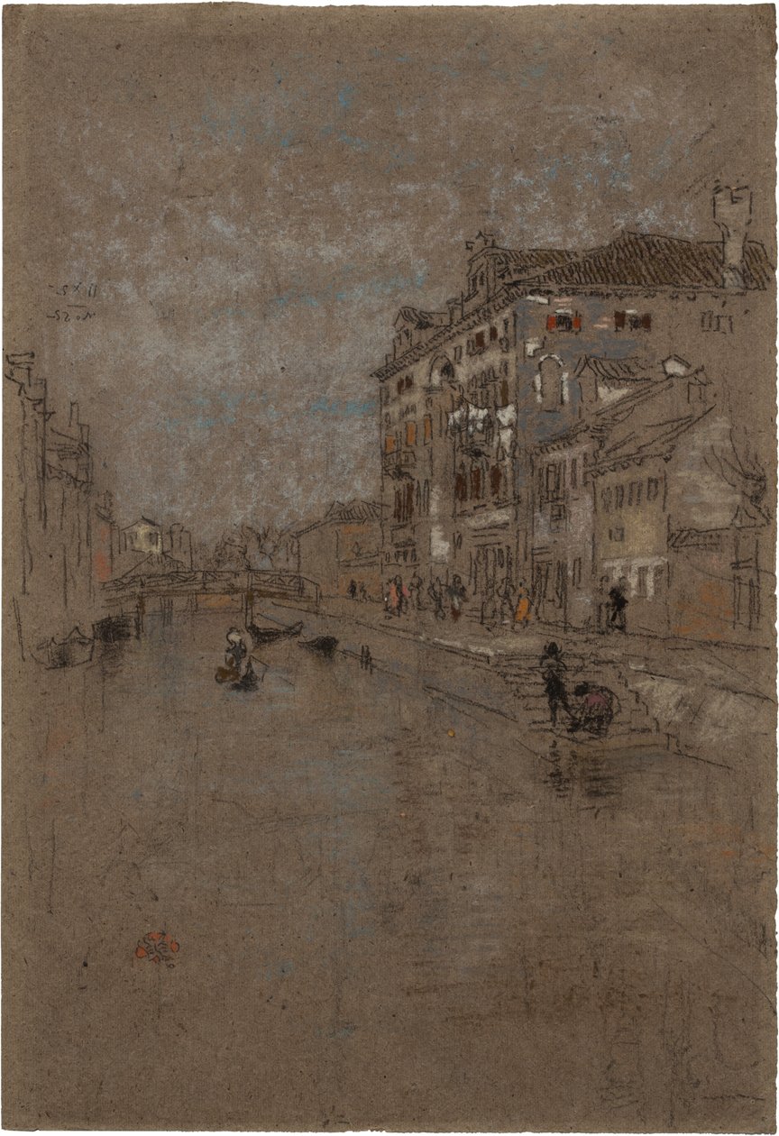 Canal in Venice (Tobacco Warehouse) by James Abbott McNeill Whistler