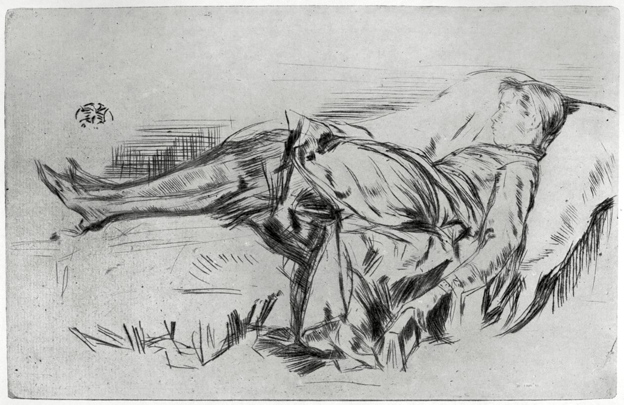 Child on a Couch by James Abbott McNeill Whistler