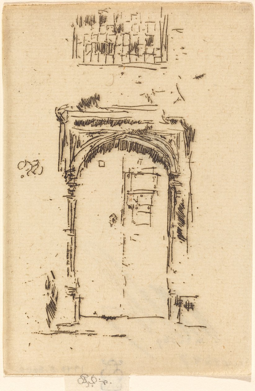 Church Doorway, Edgemere by James Abbott McNeill Whistler
