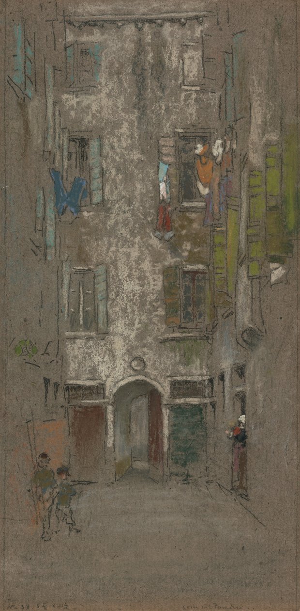Corte del Paradiso by James Abbott McNeill Whistler
