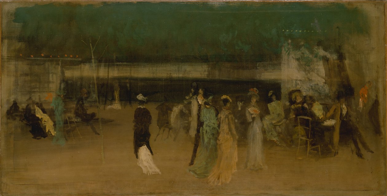 Cremorne Gardens, No. 2, c.1870-80 by James Abbott McNeill Whistler
