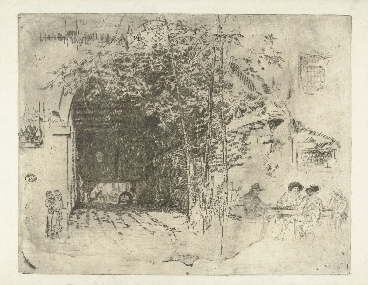 Passage Under a House in Venice by James Abbott McNeill Whistler
