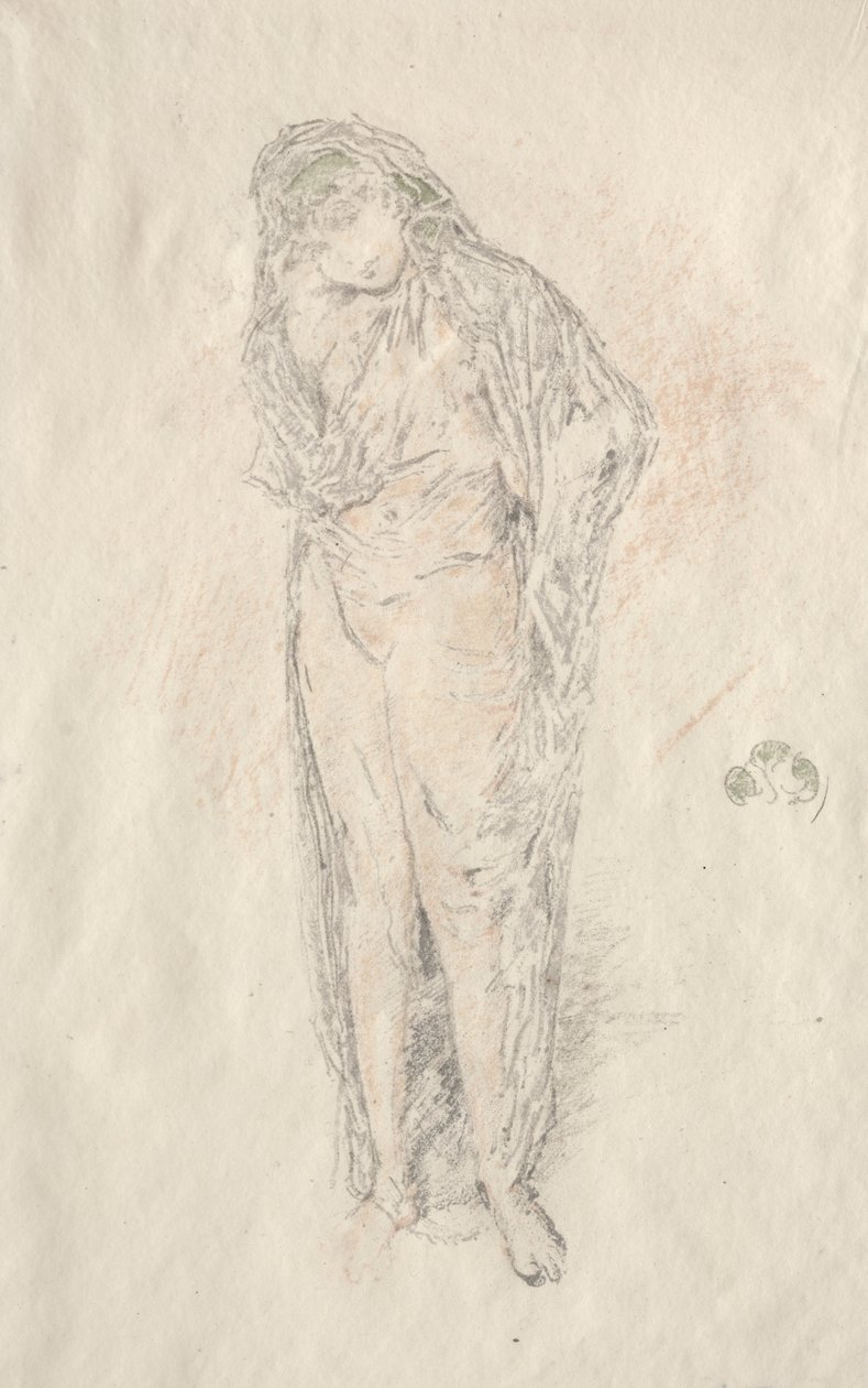Draped Figure Standing by James Abbott McNeill Whistler