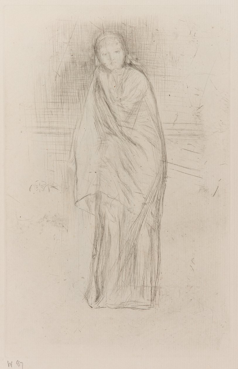 Draped Model by James Abbott McNeill Whistler