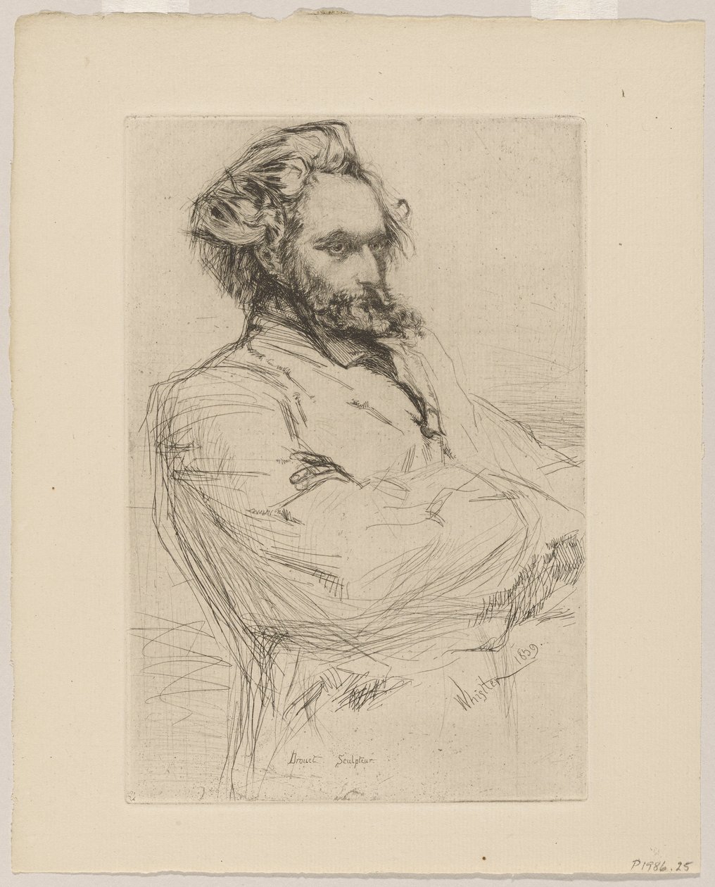 Drouet by James Abbott McNeill Whistler