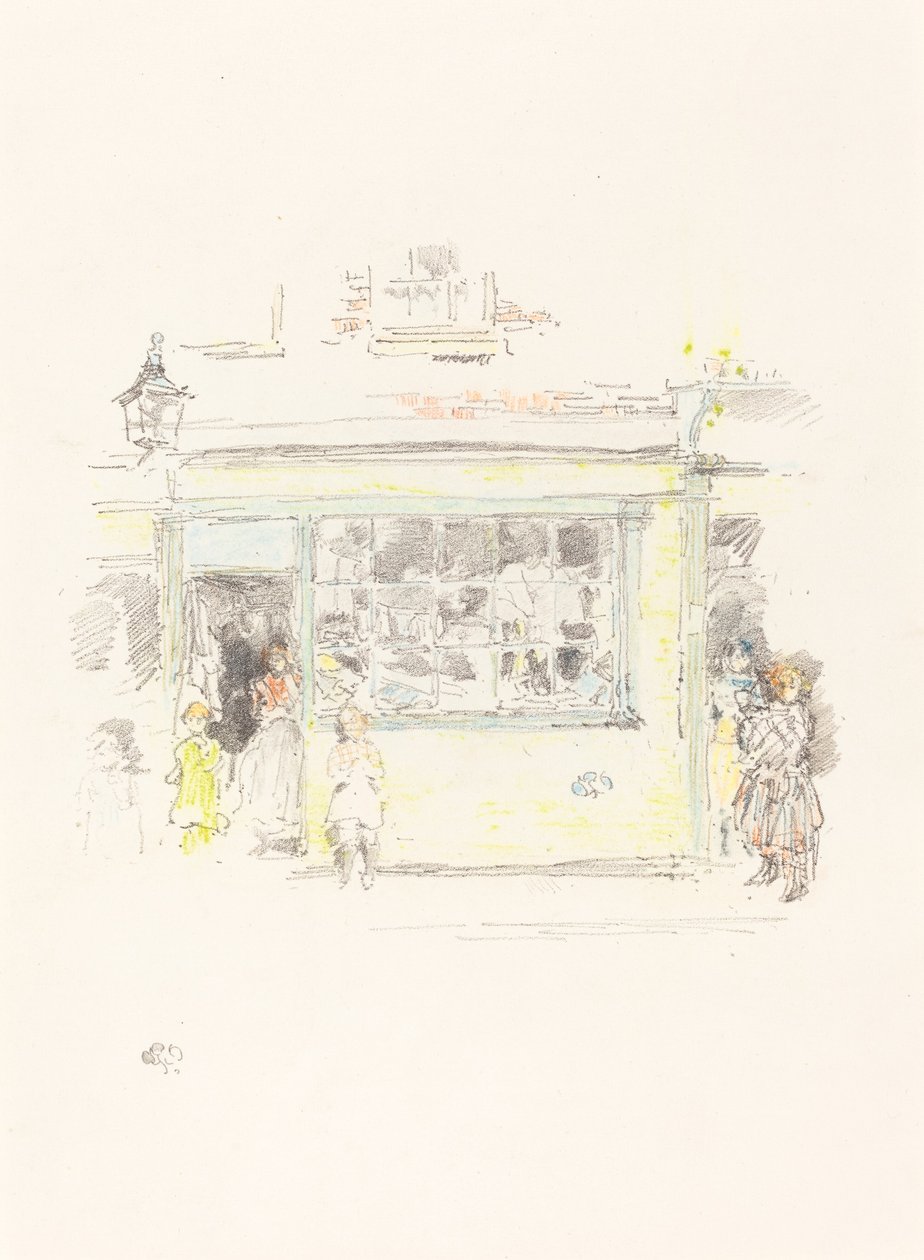 Drury Lane Rags by James Abbott McNeill Whistler