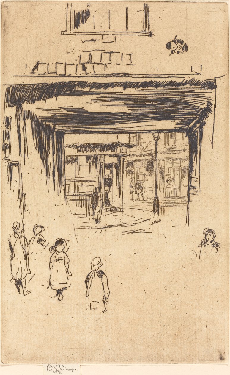 Drury Lane, c. 1880-1881 by James Abbott McNeill Whistler