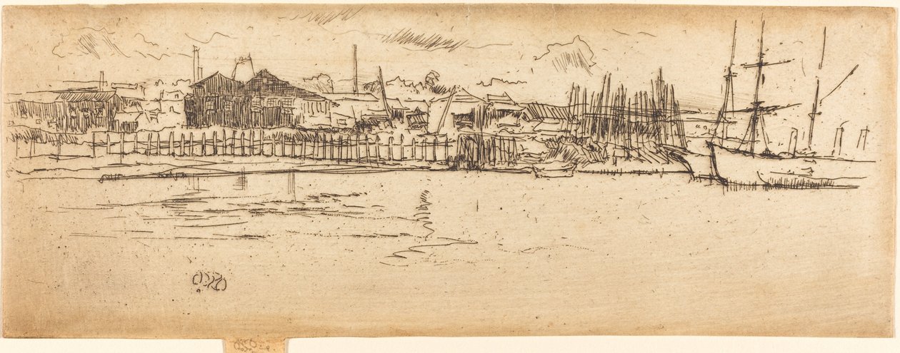 Dry-Dock, Southampton by James Abbott McNeill Whistler