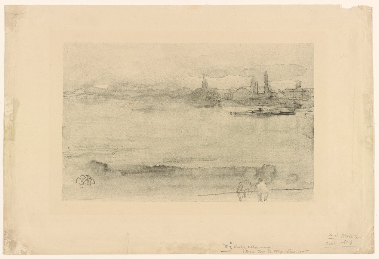 Early Morning by James Abbott McNeill Whistler