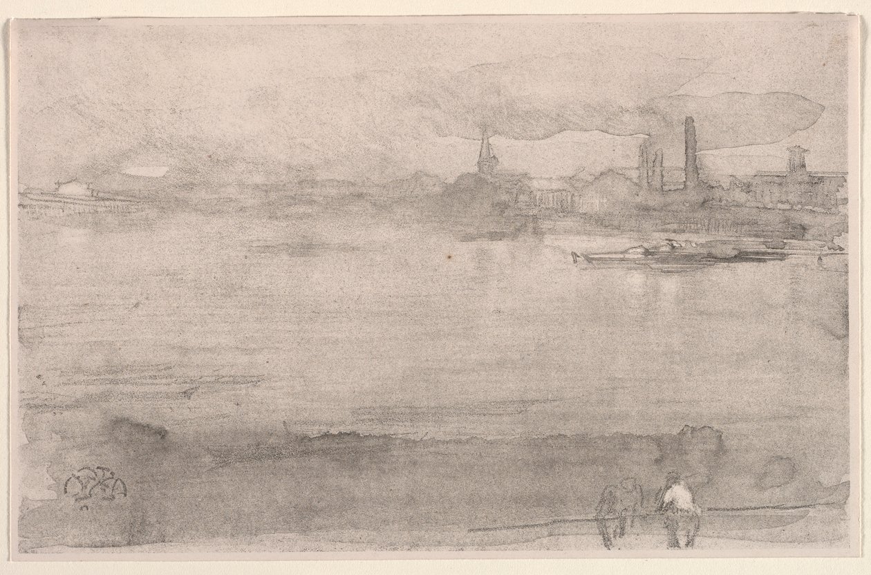 Early Morning: The Thames at Battersea, London by James Abbott McNeill Whistler