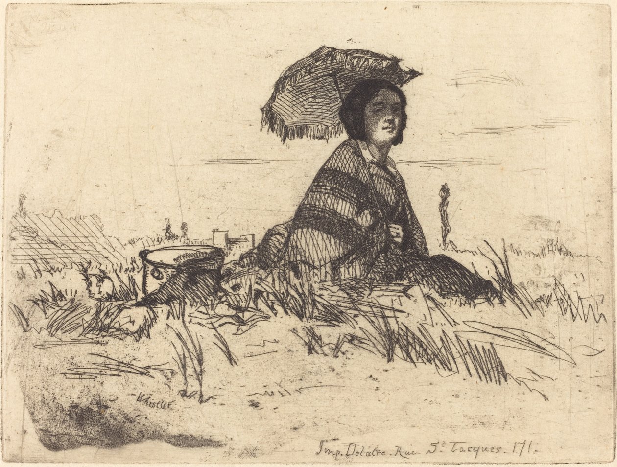 In Full Sunlight by James Abbott McNeill Whistler