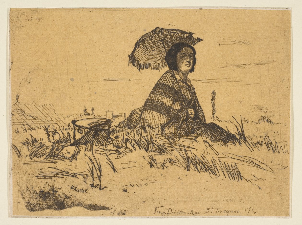 In Full Sunlight by James Abbott McNeill Whistler