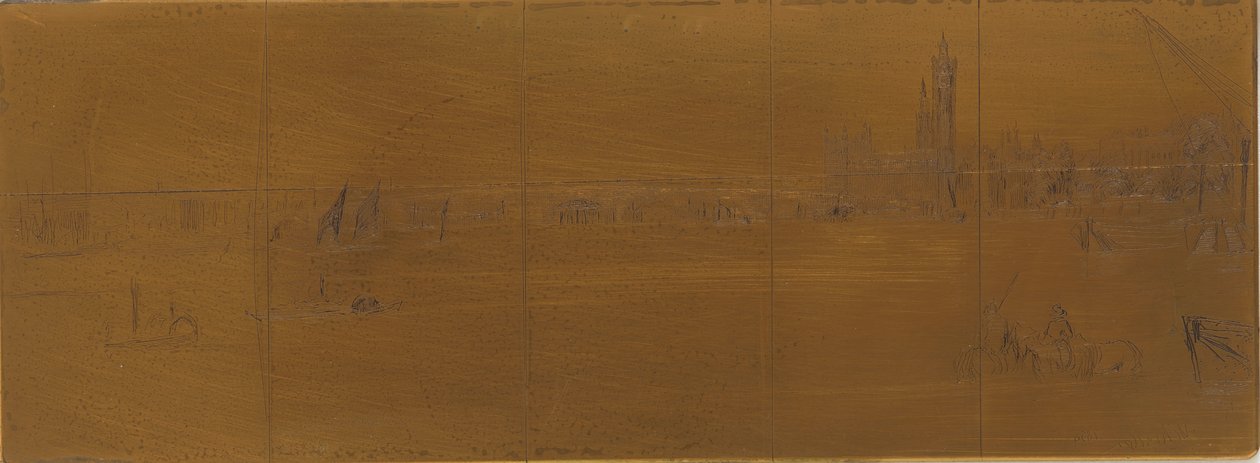 Old Westminster Bridge by James Abbott McNeill Whistler