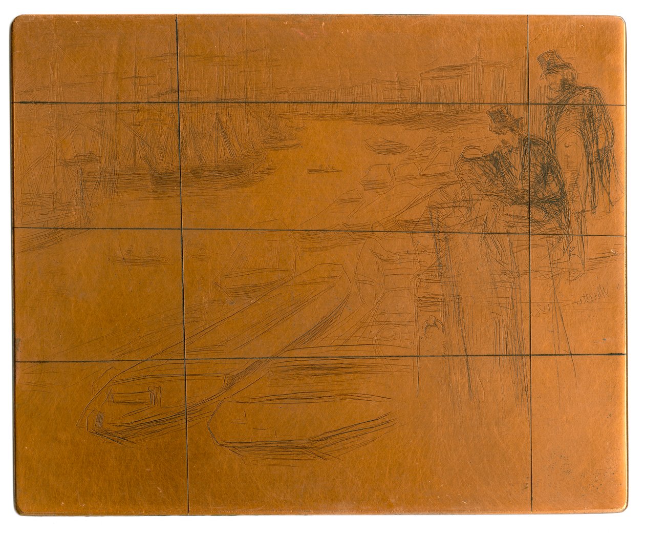 Etching plate: The Little Pool by James Abbott McNeill Whistler