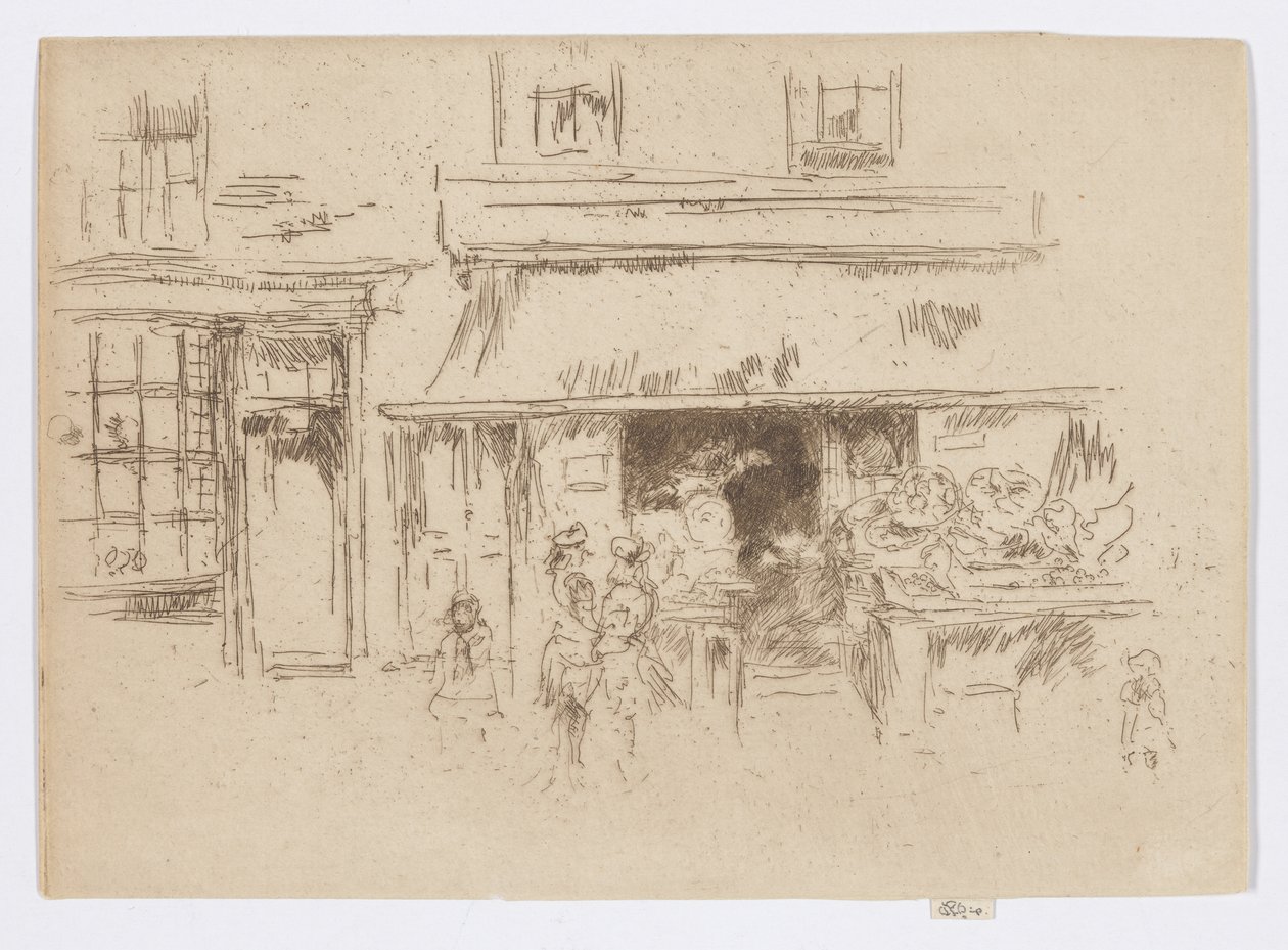 Exeter Street, c.1886-88 by James Abbott McNeill Whistler