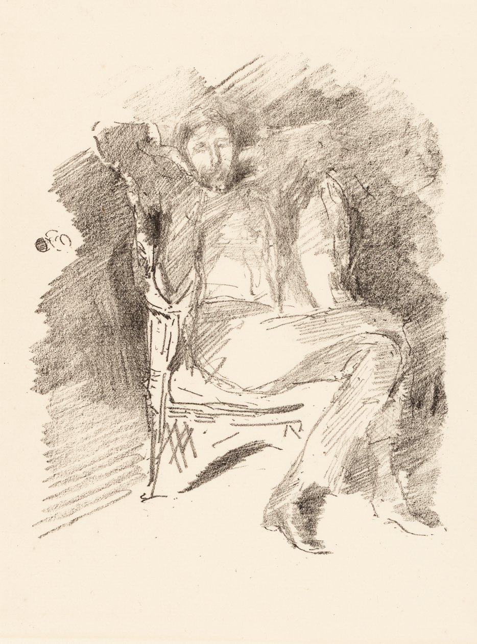 Firelight: Joseph Pennell No. 1 by James Abbott McNeill Whistler