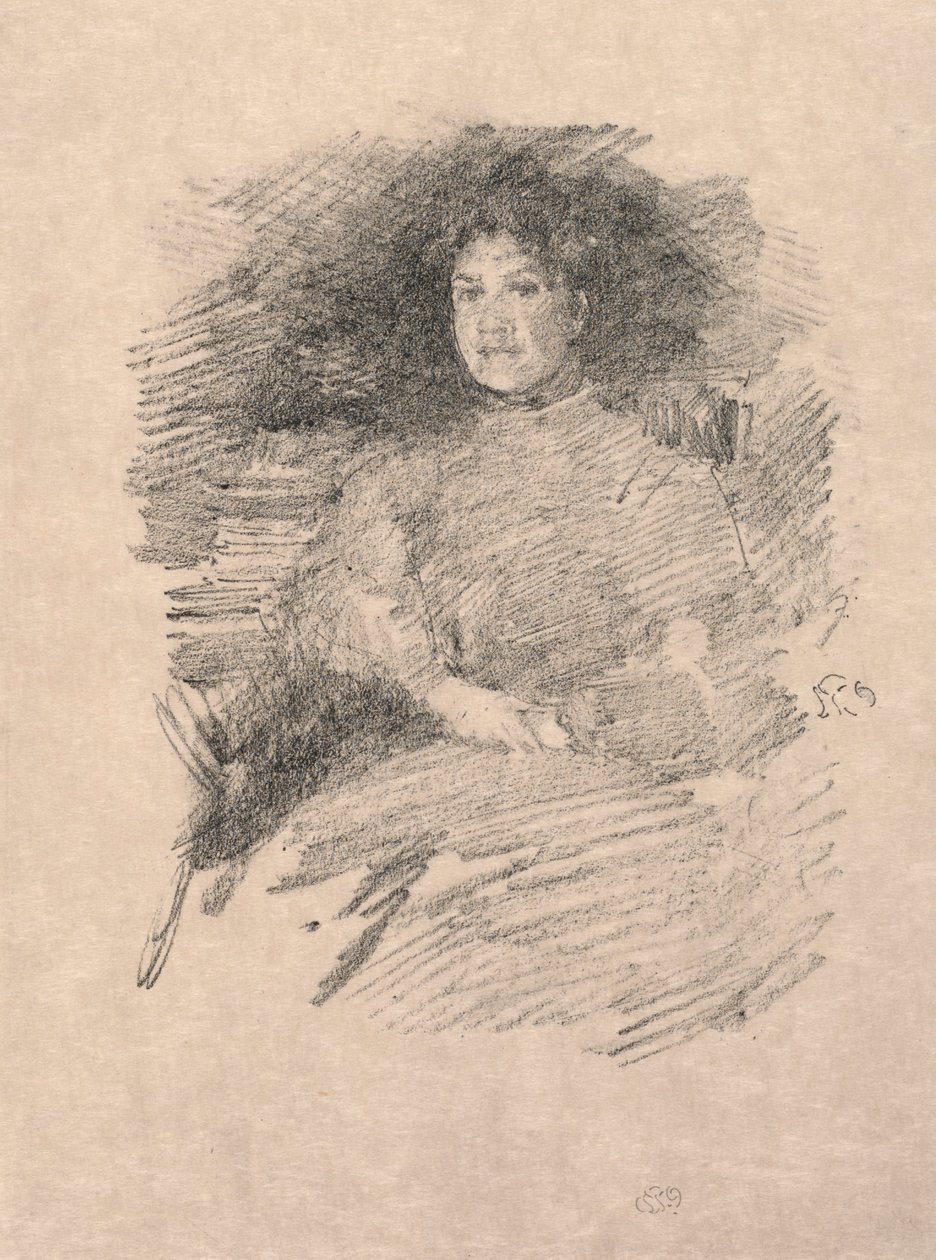 Firelight Mrs. Pennell by James Abbott McNeill Whistler