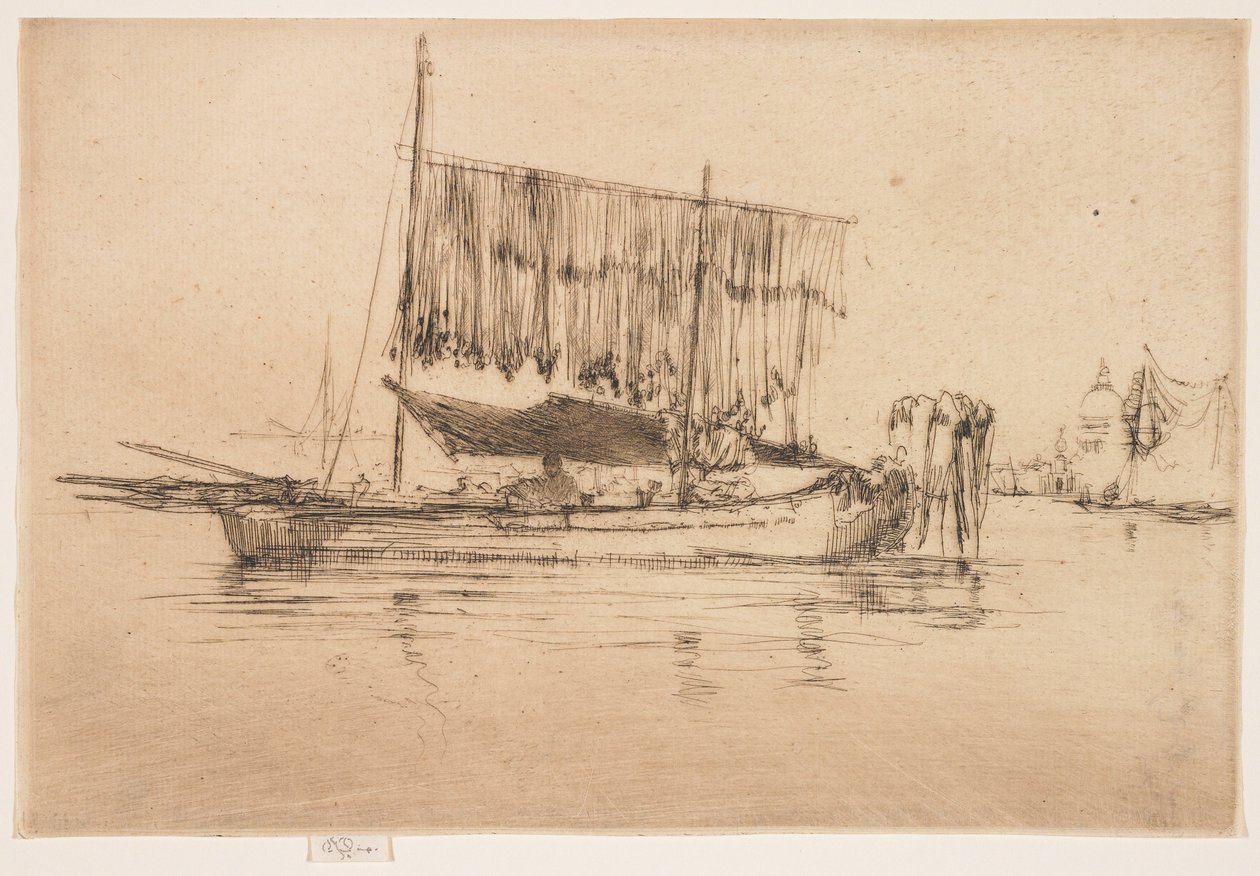 Fishing-Boat from The Second Venice Set by James Abbott McNeill Whistler