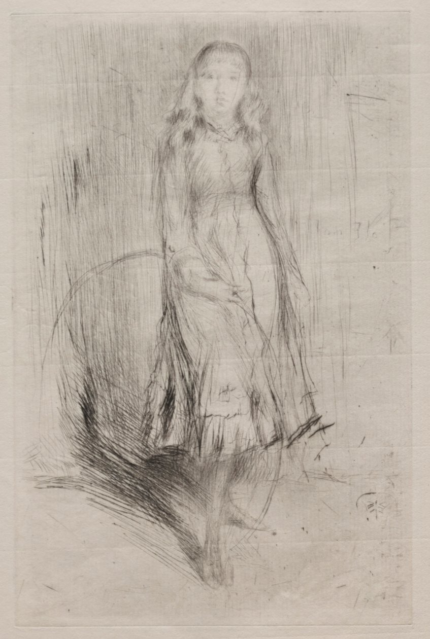 Florence Leyland by James Abbott McNeill Whistler