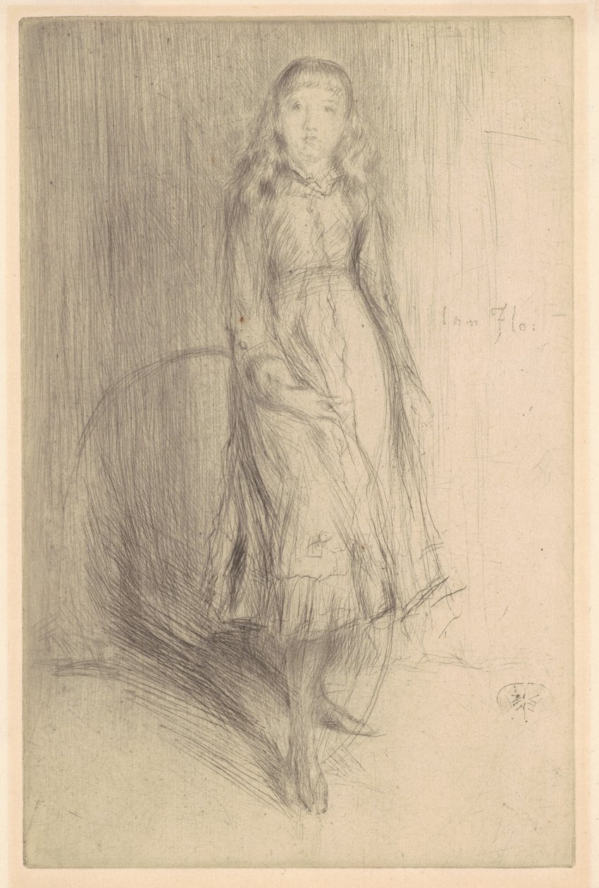 Florence Leyland by James Abbott McNeill Whistler
