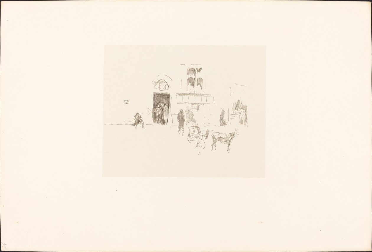 Gaiety Stage Door, 1879-1887 by James Abbott McNeill Whistler