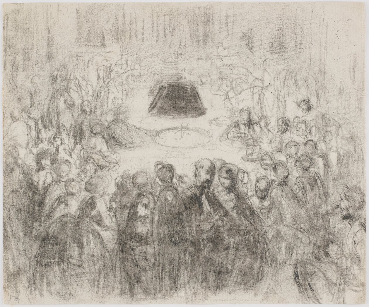 Gambling Salon at Baden-Baden by James Abbott McNeill Whistler