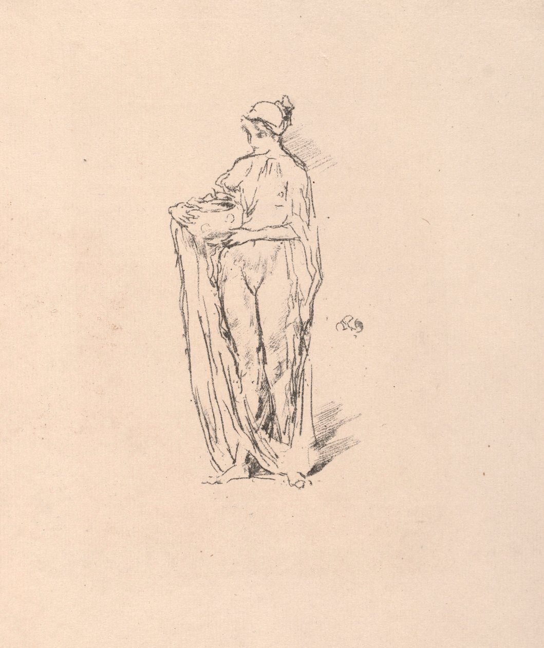 Girl with Bowl by James Abbott McNeill Whistler