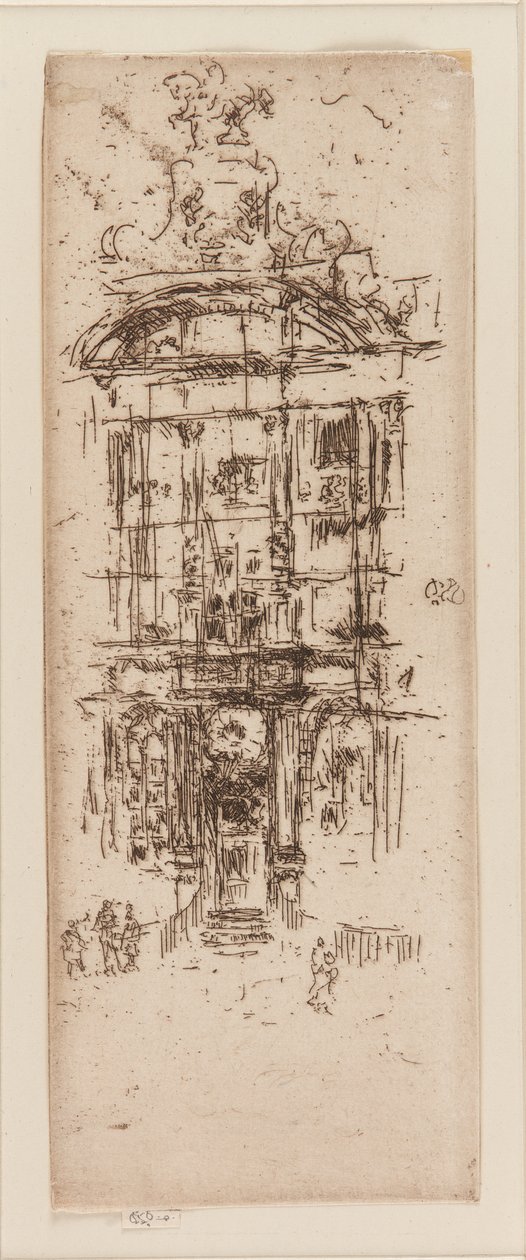 Gold House, Brussels by James Abbott McNeill Whistler