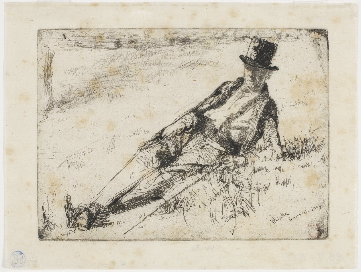 Greenwich Pensioner by James Abbott McNeill Whistler