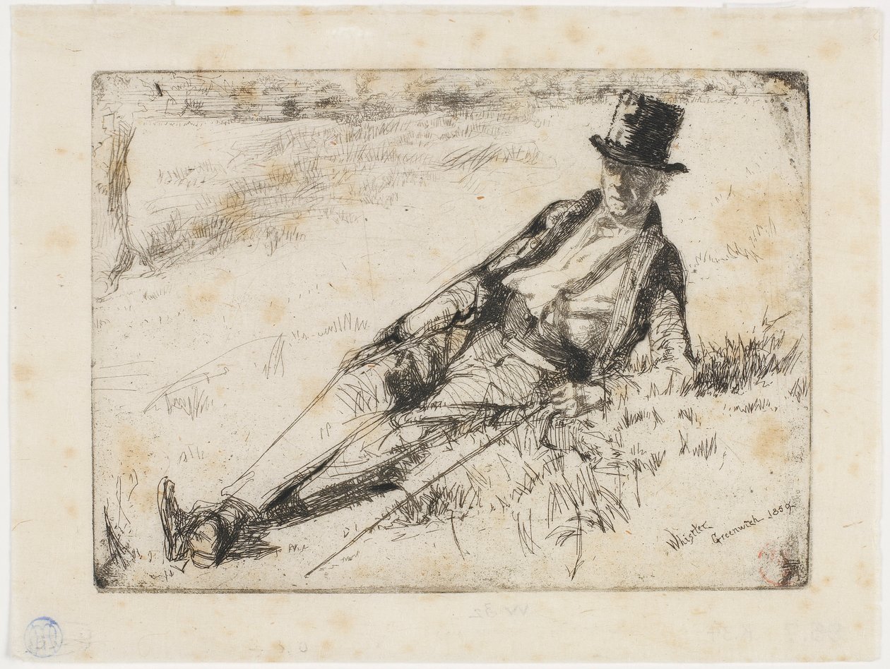 Greenwich Pensioner by James Abbott McNeill Whistler